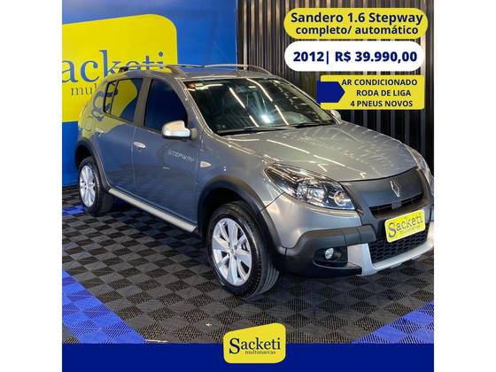 RENAULT SANDERO 1.6 STEPWAY 16V FLEX 4P AUTOMÁTICO